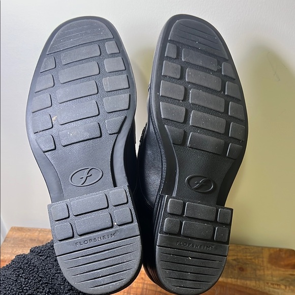 Florsheim Comfortech Black Oxford Shoes with Lace-Up Design, Mens 10 - Picture 7 of 8
